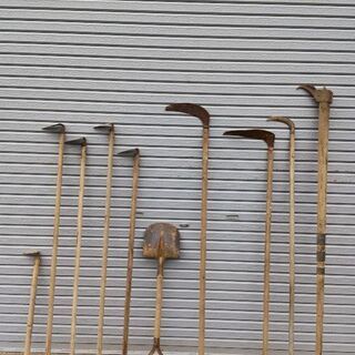 （無料）農具　カマ　くわ　フォーク　スコップ等
