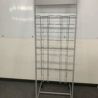 ⑭A4 リーフレットラック＜2列＞付き　スタンド