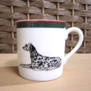 未使用保管品 BISOGNI/ビソーニ ITALY カップ＆ソーサー 8客 梟/フクロウ 犬/ダルメシアン柄 C/S デミタスカップ 食器  札幌市 白石区 東札幌の画像