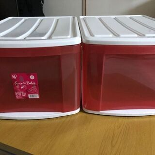 収納ケース　アイリスオーヤマチェスト　２個です。