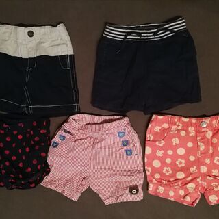 ベビー服　短パン　ズボン　80㎝～90㎝　まとめ売り5着【GAP...