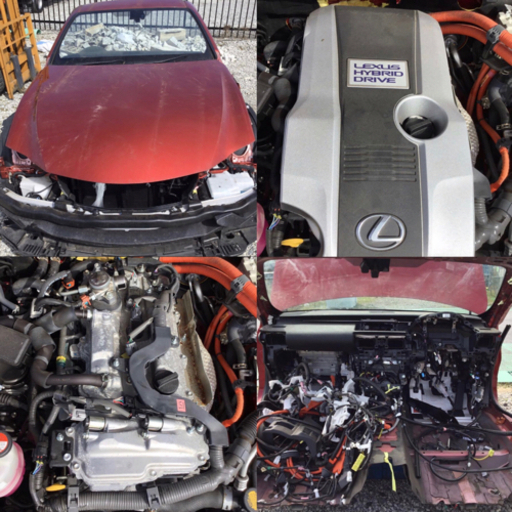 LEXUS HYBRID DRIVE IS300h 2AR 1176140 部品取り H27年製　走行距離約30km テスト車両エンジン