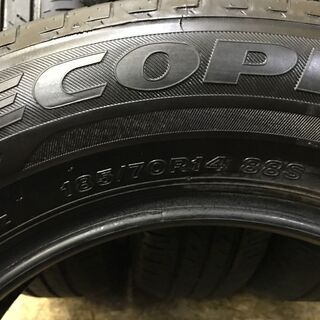 BS ECOPIA EP150 185/70R14 14インチ 夏タイヤ 4本 2019～20年製 カローラフィールダー カローラアクシオ ノート等　(TC366) クレジットカード QR決済可能の画像
