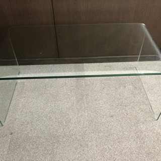 ◆一枚ガラステーブル◆スタイリッシュ モダンの画像