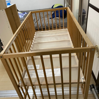【お譲り先が決定しました】ベビーベッド　IKEAの画像
