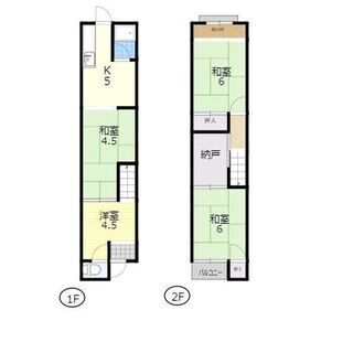 【岸里駅】駅から５分🏡！一軒家で広々♪ペット・高齢者入居可✨契約...