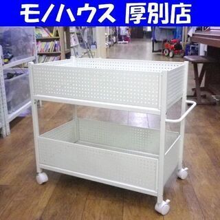 キャスター付きワゴン 押入れ収納ラック おもちゃ収納 頑丈収納ラ...