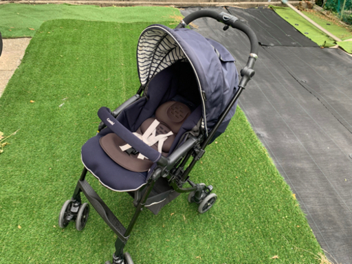 コンビ ☆ ハイシートベビーカー ☆ メチャカルハンディ4キャス compact エッグショック HG ☆ ソワレネイビー