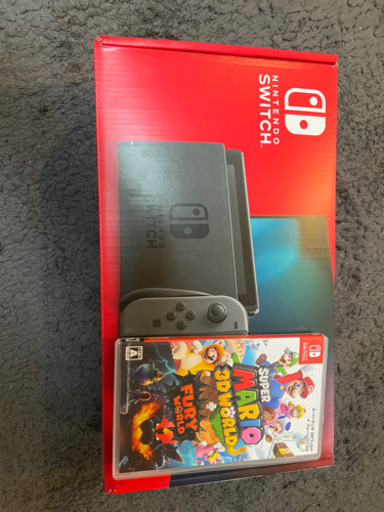 Nintendo Switch 本体(グレージョイコン) ＋マリオ3D