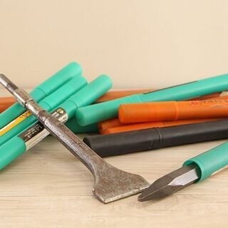 ハンマー ブルポイント コールドチゼルまとめて 未使用多数 (H...
