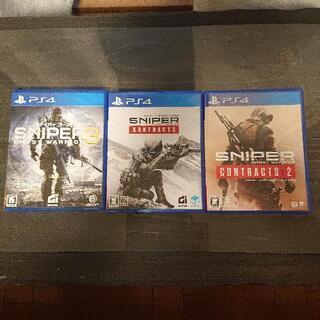ゲームソフト★PS4★中古★スナイパーGW3&コントラクト1&2...