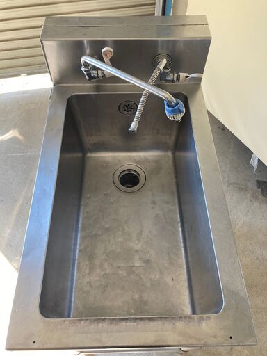  一槽シンク 本体サイズ（H99.5 W32.5 D75） 業務用シンク 流し台 1槽