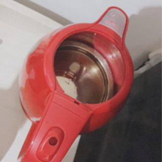 T-fal ティファール　電子ケトル　赤色　14日まで！　洗浄済の画像