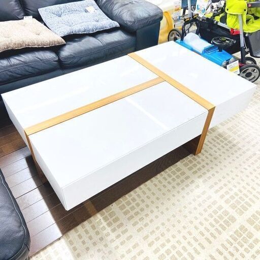 12/3【ジモティ特別価格】Angelo ローテーブル ウォールナット材 木製 家具