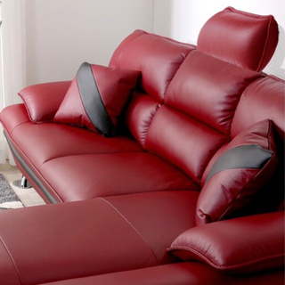 本革(牛革)クッション2個の画像