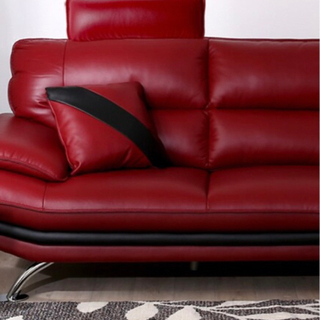 本革(牛革)クッション2個の画像