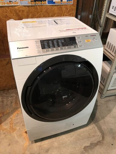 【動作保証60日間あり】Panasonic 2015年 NA-VX3500L 9.0kg / 6.0kg ドラム式洗濯乾燥機【管理KRS375】