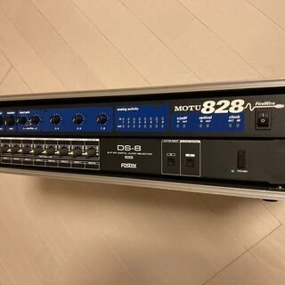 ＜＜無料＞＞　オーディオインターフェース　MOTU 828 (Fostex DS-8 & 2Uラック付き)の画像
