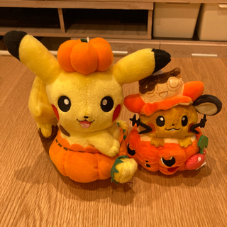 ポケモン　ハロウィン　デデンネ　ピカチュウ　マスコット
