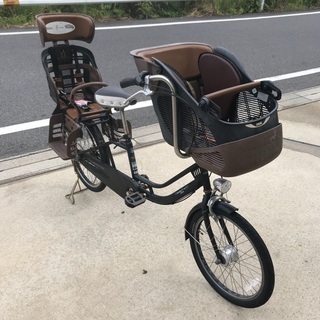 あさひサイクル子供乗せ自転車3人乗り3段変速「mamafre twin」ママフレ ツイン20インチの画像