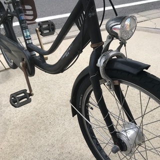 あさひサイクル子供乗せ自転車3人乗り3段変速「mamafre twin」ママフレ ツイン20インチの画像
