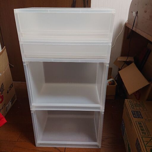 無印良品 PP収納ケース、ラック