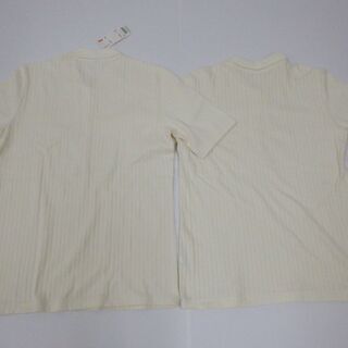 UNIQLO／【未使用】リブポロシャツ2枚セット／Lの画像