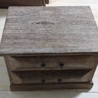 ジャンク品 総桐製小物入れタンス