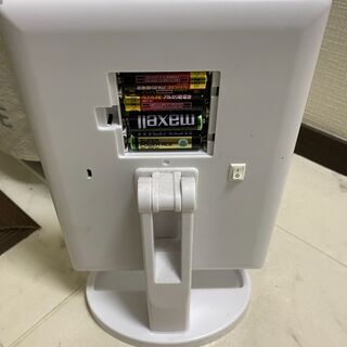 化粧鏡 化粧ミラー 鏡 21個LED三面鏡 女優ミラー 卓上 led付き 折りたたみの画像