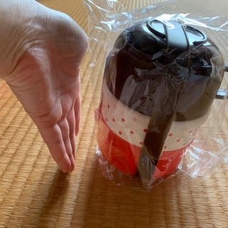 新品　カップ付き２段弁当箱の画像