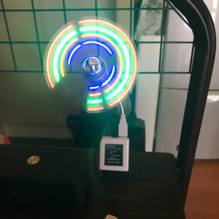 USB直結扇風機の画像