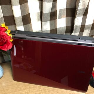 ☆彡美麗品！ＷｅｂカメラUSB接続付き・新品SSD240GB☆超高速ｉ７第二世代/人気ＮＥＣ/Win10 64bit/Office2019付/15.6ｲﾝﾁ/メモリ８ＧＢ/無線/DVD・ＣＤ再生ソフト付・クリスタルレッド　No.2108010の画像