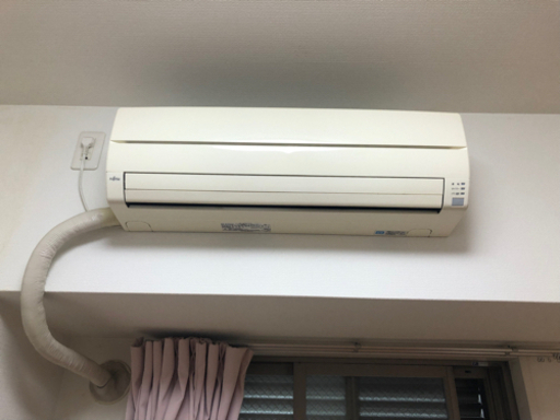 引っ越し　エアコン2台　FUJITSU TOSHIBA