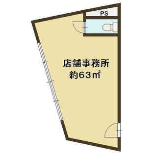 ★貸店舗・事務所★川西駅目の前　元学習塾　２階部分約６３㎡　駐車...