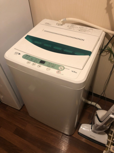 ヤマダ電機オリジナル　全自動電気洗濯機　(4.5kg) HerbRelax YWM-T45A1(W) 最終値下げ半額の5000円です。