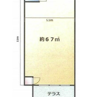 ★貸店舗・事務所★西田辺駅８分　南港通　１階路面店約６７㎡　トイ...