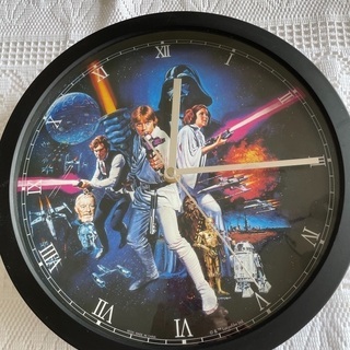 スターウォーズ　壁掛け時計　美品
