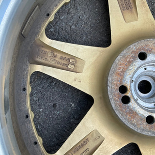 レーシングハート ホイール 17インチ 4本 4H100,114,5H100　7J+30,35の画像