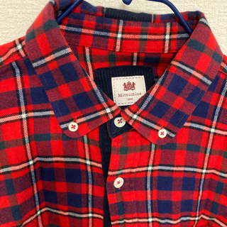 MITSUMINE チェックシャツL の画像