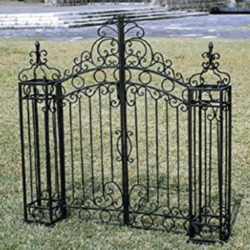 未使用！格安！　イングランド　門柱　門扉  3点セット