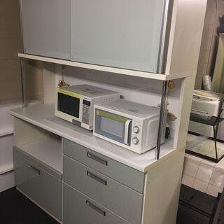 8/17まで値下げ　台所収納　ブランド家具　食器棚　キッチンキャビネット　松田家具　No.71