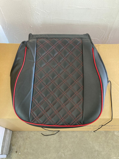 エブリイ シートカバー 黒 レッドステッチ 一台分セット