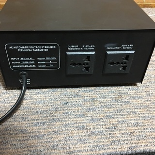 アップトランス ダウントランス 【電圧安定装置】【 海外機器対応 変圧器】 TMK-2200VA トランスターユニバーサル 100/110 Volt - 220/240 Voltの画像