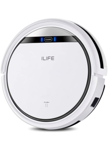 ILIFE アイライフ V3s Pro ロボット掃除機 ペットの毛に効果 強力吸引 落下防止と衝突防止 静音 自動充電 (ホワイト)