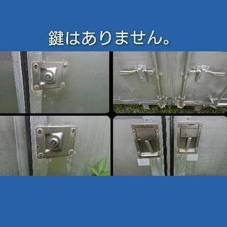 最終価格！！アルミ&鉄コンテナ・物置・倉庫の画像