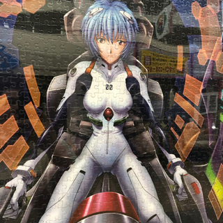 EVANGELION 新世紀 エヴァンゲリオン パズル　プラグスーツ パイロット 完成品 額付き レイの画像