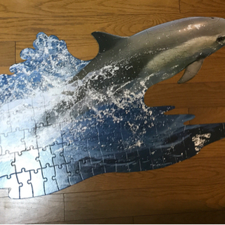 アニマルシェイプパズル　イルカ