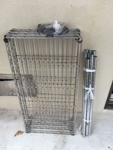 スチールラック（横幅91cm×奥行き45.5cm×高さ150cm）