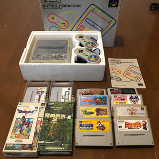 懐かしのスーパーファミコン　箱・取説付き　オマケソフト10本