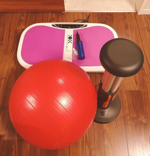 本日限定】振動マシン他２種類（Magic Squat/GYM Ball)（明日中に手渡し、大阪府＆近隣エリア限定）